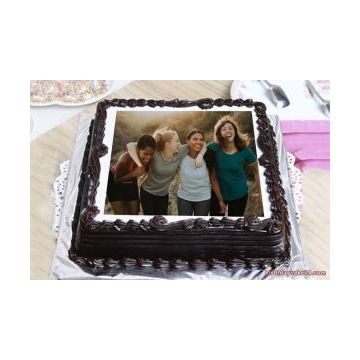 Chocolate Photo Cake 1 Kg