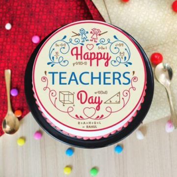 Delightful Teachers Day Cake Half Kg