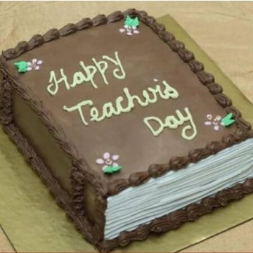 Teachers Day Cake In Book Style 1 Kg