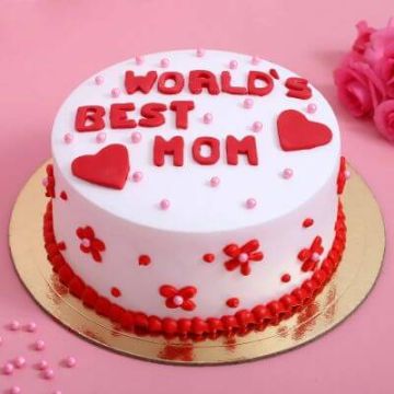 Worlds Best Mom Cake 1 Kg