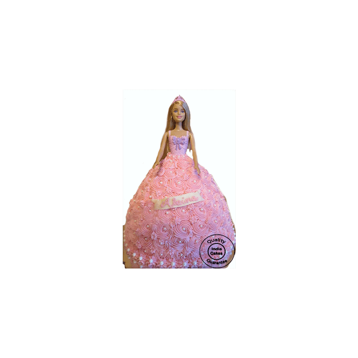 Barbie Doll Cake_2 | 50% OFF | Order Online Delivery @ 349/- Sameday | IndiaCakes
