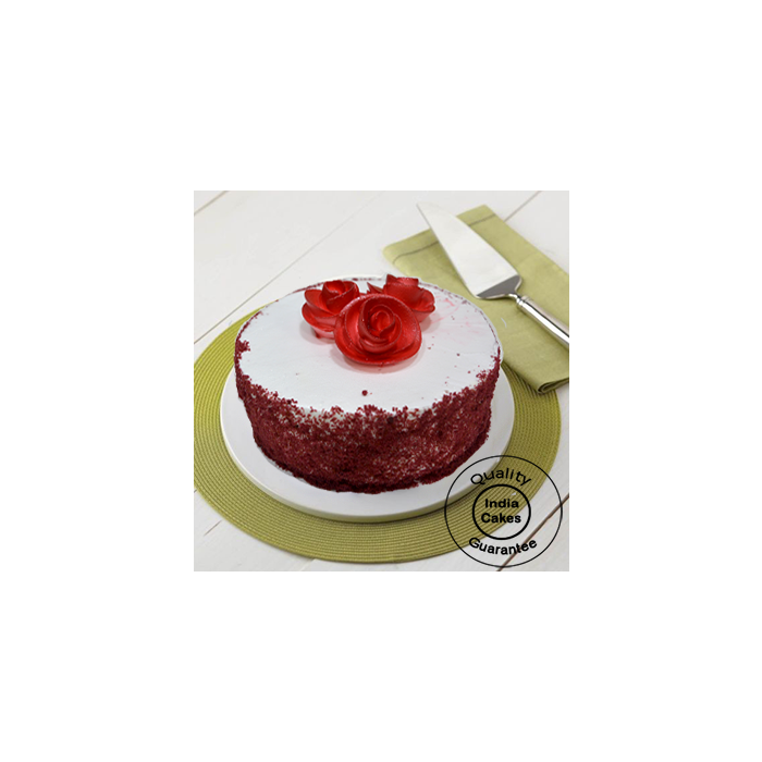 Beautiful Red Velvet Cake Half Kg