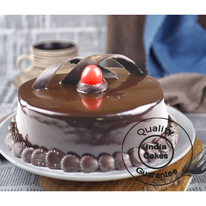 Half Kg Chocolate Truffle Cake - Premium Bakery
