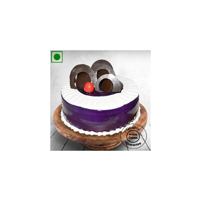 Eggless Fanciful Blue Berry Cake Half Kg
