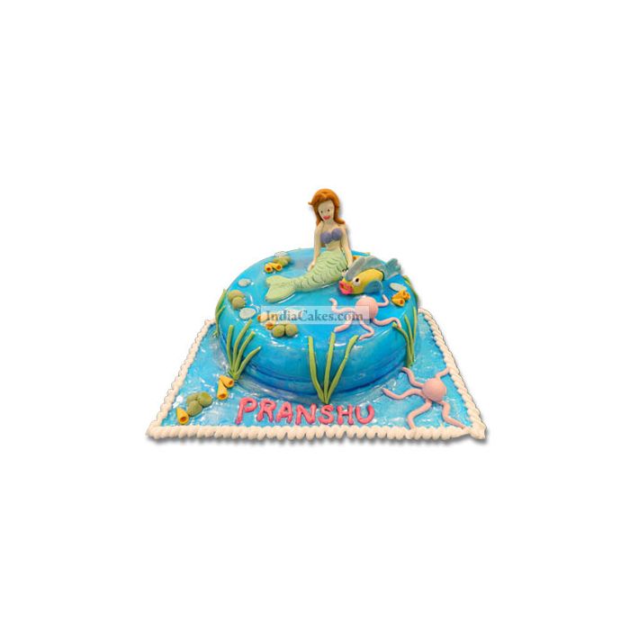 Fondant Little Mermaid Cake Two Kilogram