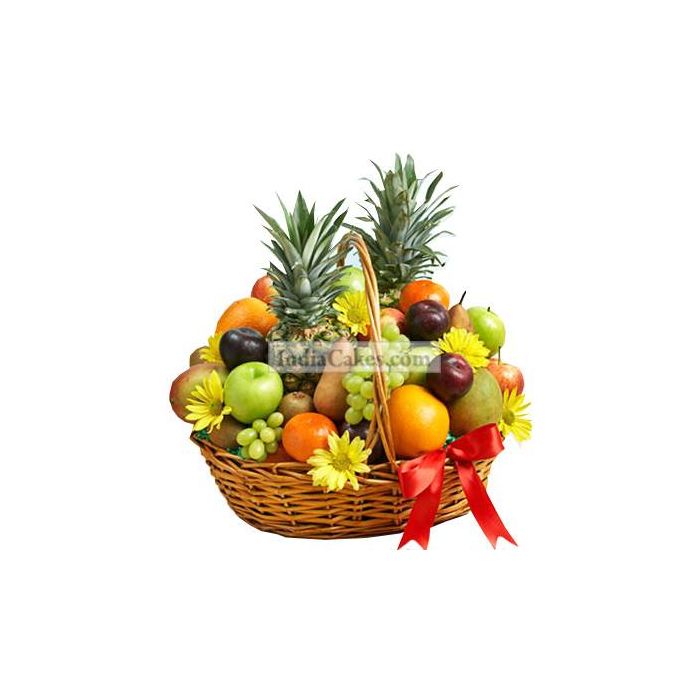 4 Kg Mix Fruits Medium Basket