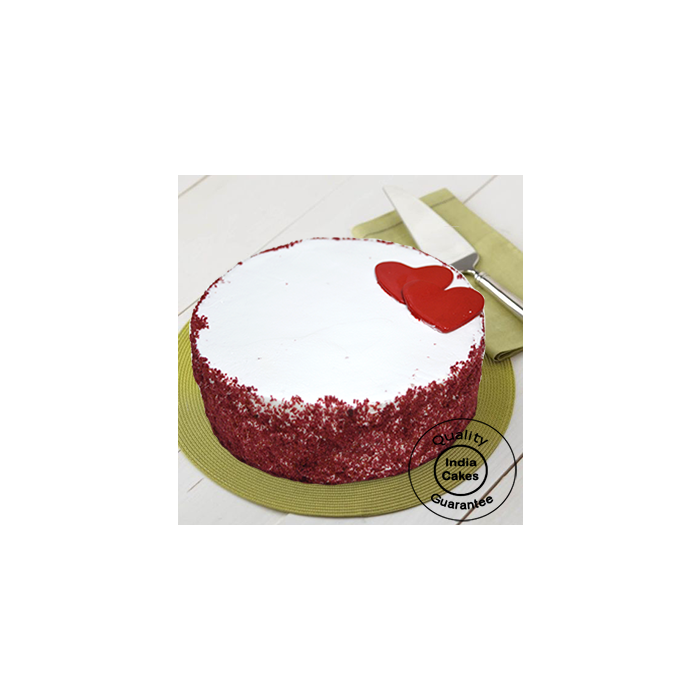 Love Expressing Red Velvet Cake Half Kg