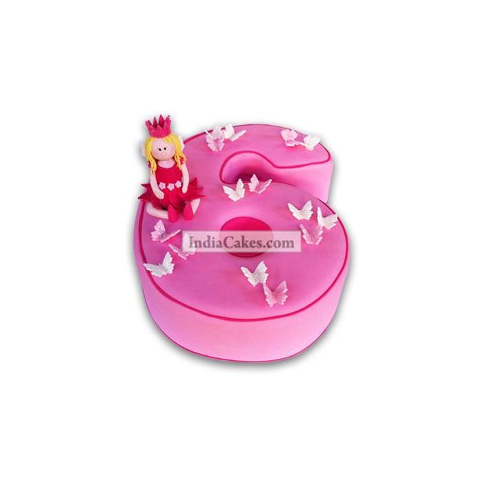 6th Birthday Princess Fairy Cake Three Kilogram