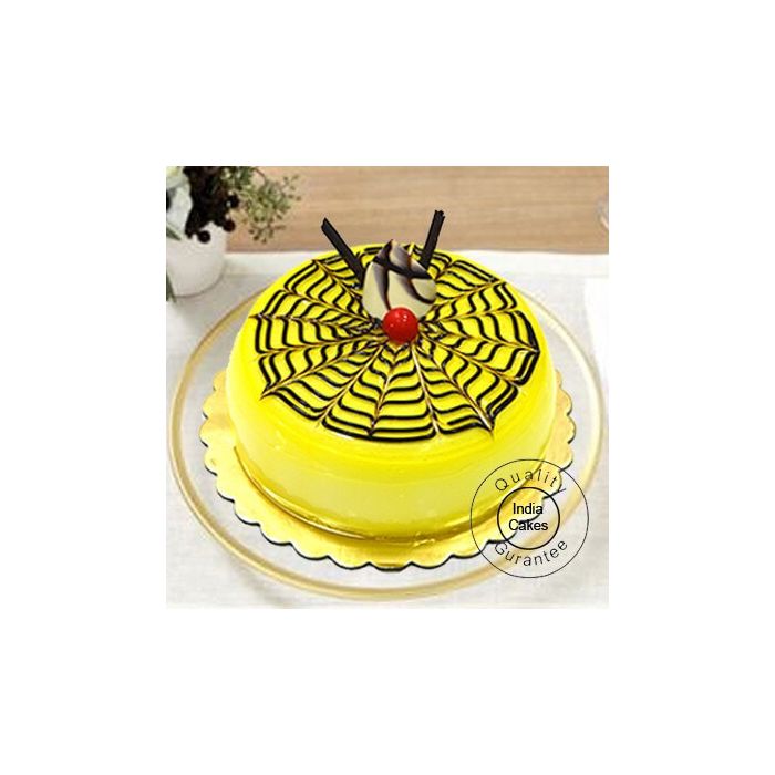 Half Kg Pineapple Dome Cake