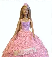 Barbie Doll Cake_2