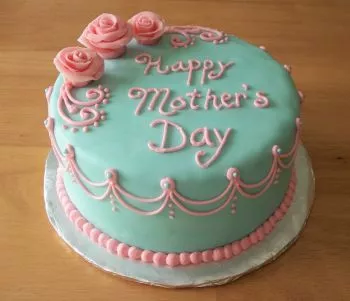 Delicious Happy Mothers Day Rose Cake